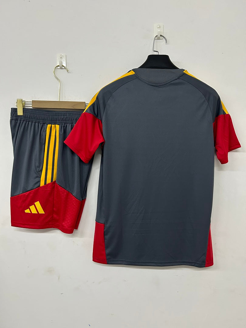 AS Roma Grey Short-Sleeve Training Kit 2026/27 - view 2