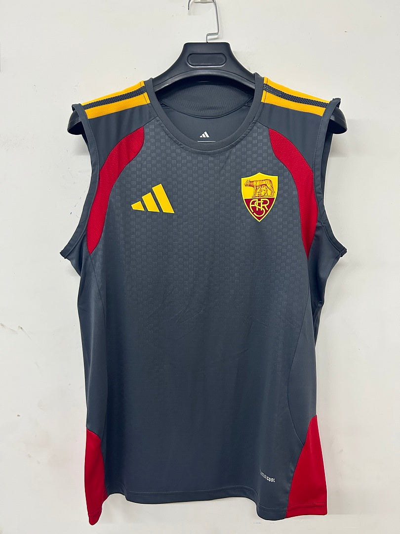 AS Roma Grey Sleeveless Training Kit 2026/27 - view 3