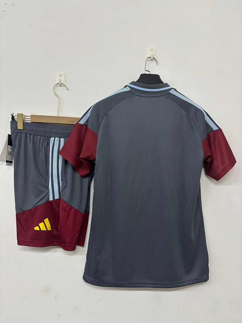 Aston Villa Dark Grey Polo Training Set 2026/27 - view 2