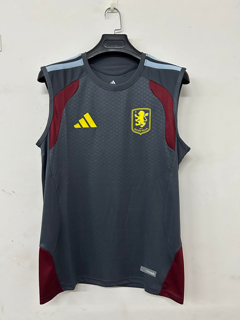 Aston Villa Dark Grey Sleeveless Training Kit 2026/27 - view 3