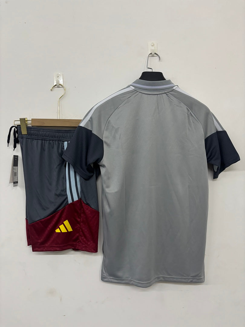 Aston Villa Grey Polo Training Set 2026/27 - view 2