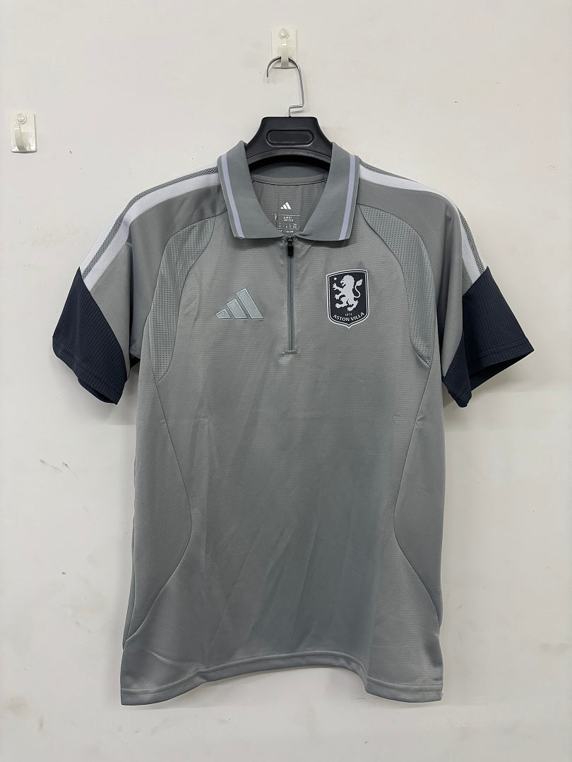 Aston Villa Grey Polo Training Set 2026/27 - view 3