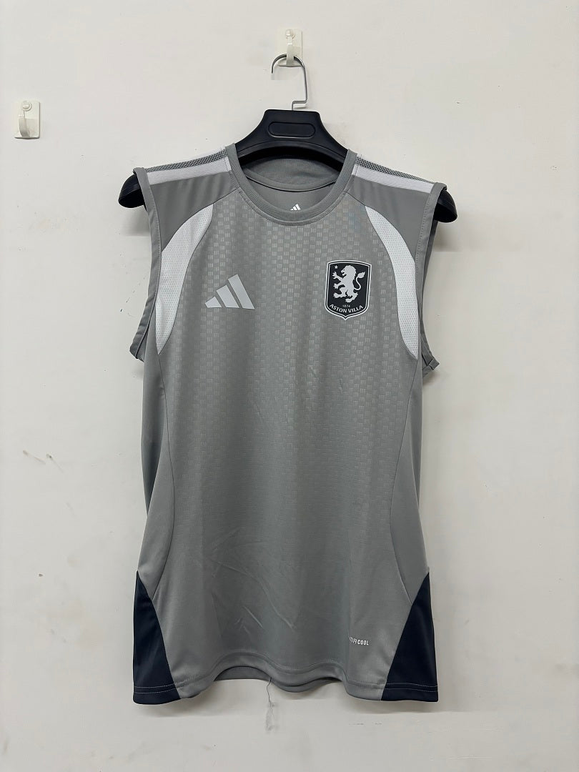 Aston Villa Light Grey Sleeveless Training Kit 2026/27 - view 3