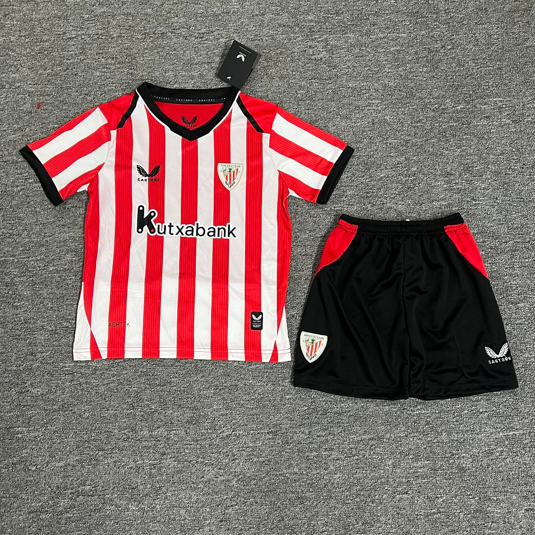 Athletic Bilbao 2026/27 Home Kids Football Kit Kids Version - Front