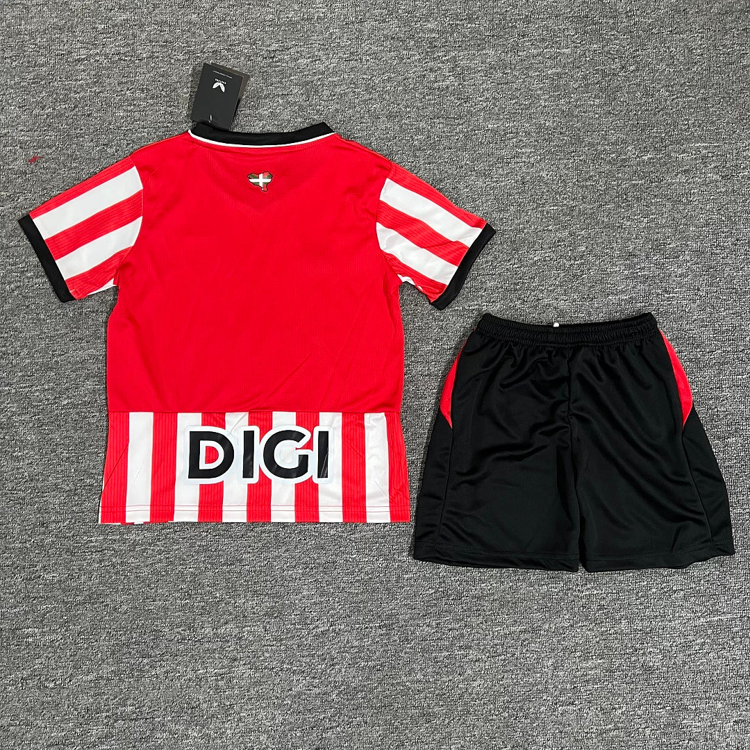 Athletic Bilbao 2026/27 Home Kids Football Kit Kids Version - Back