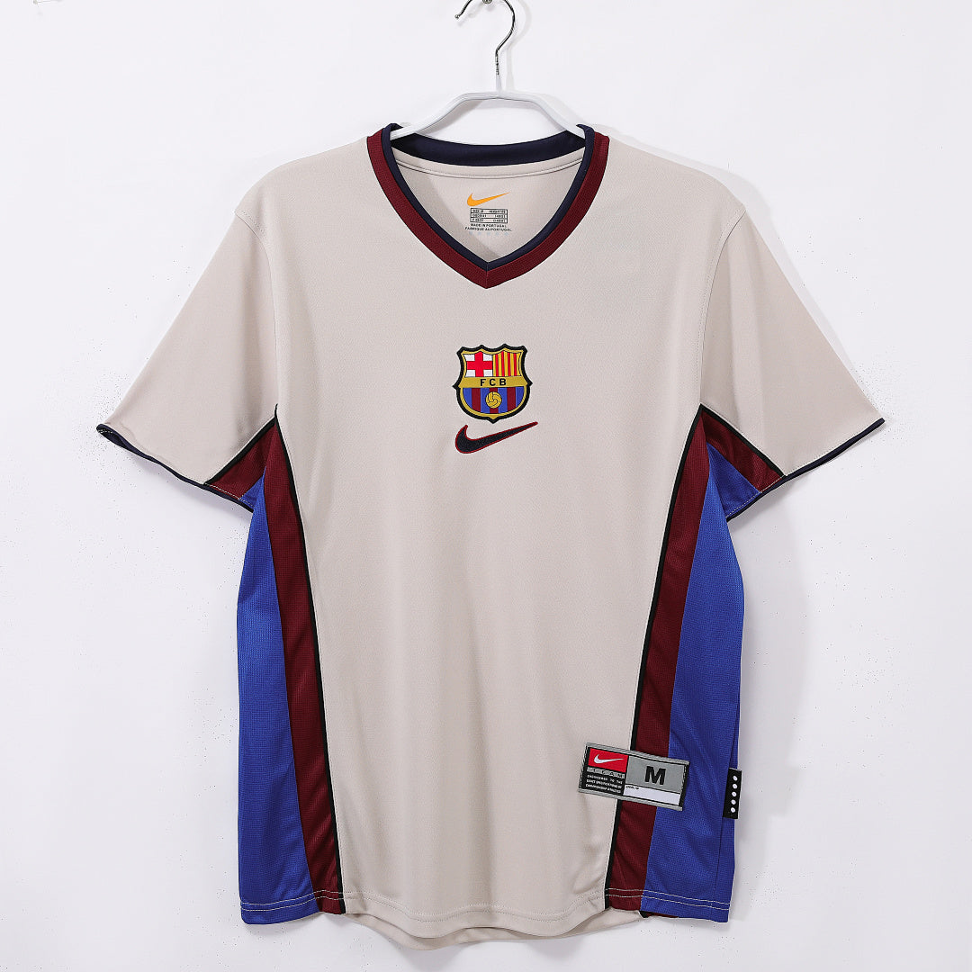 Barcelona 1998/99 Away Retro Jersey - Front
