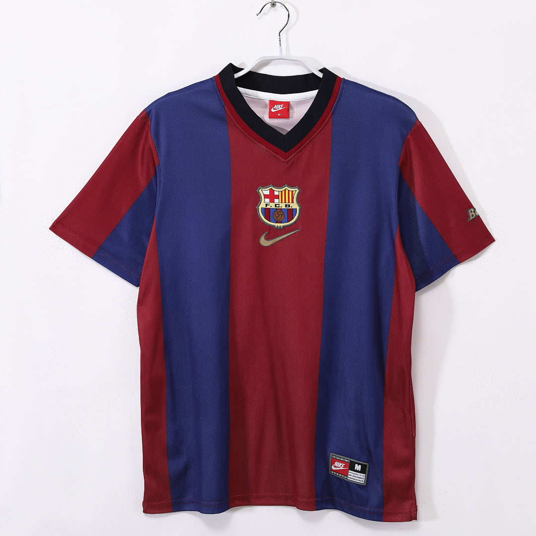Barcelona 1998/99 Home Retro Jersey - Front