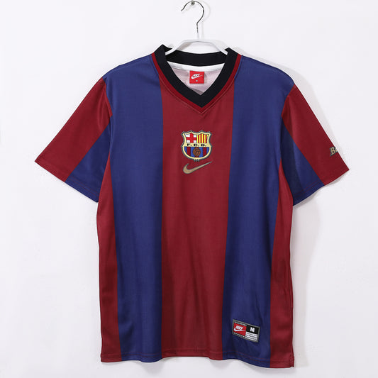 Barcelona 1998/99 Home Retro Jersey - Front