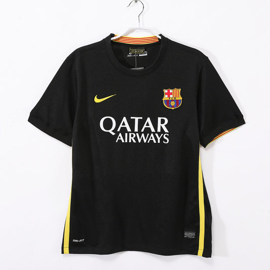 Barcelona 2013/14 Third Black Retro Jersey - Front