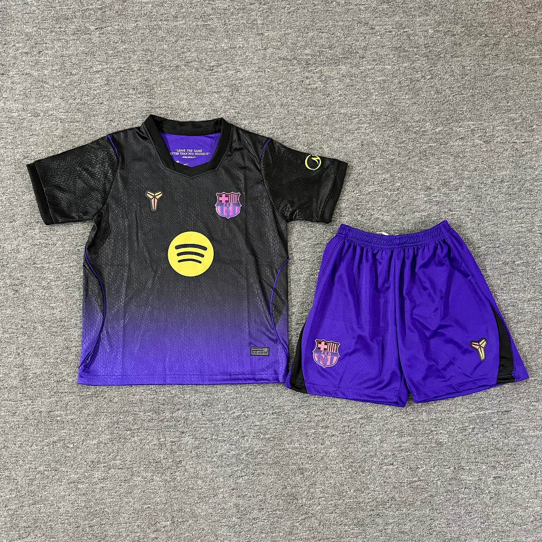 Barcelona 2026/27 Away Kids Football Kit Kids Version - Front