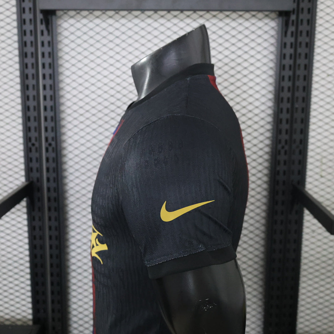Barcelona 2026/27 Black Special Edition Player Version Jersey - Detail 2