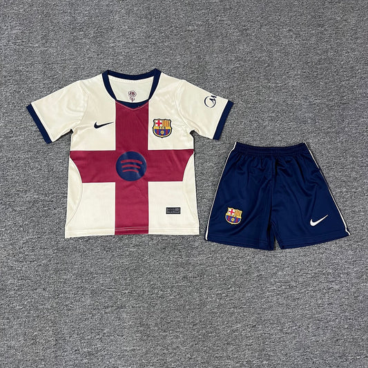 Barcelona 2026/27 Fourth Kids Football Kit Kids Version - Front