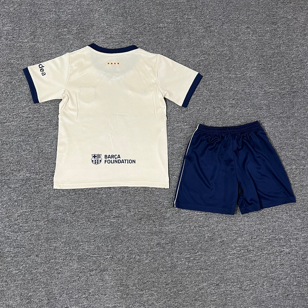 Barcelona 2026/27 Fourth Kids Football Kit Kids Version - Back