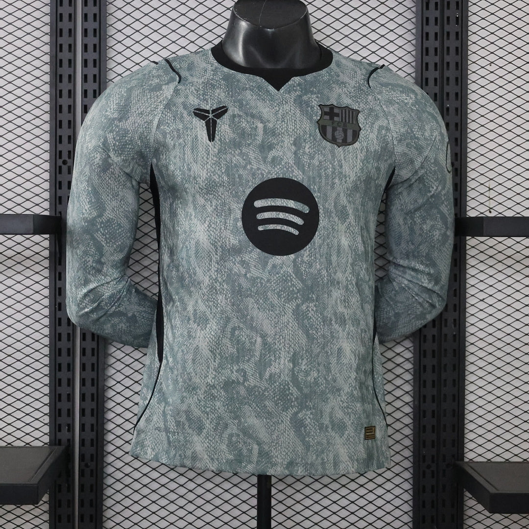 Barcelona 2026/27 Goalkeeper Long Sleeve Player Version Jersey - Front