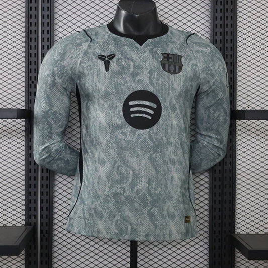 Barcelona 2026/27 Goalkeeper Long Sleeve Player Version Jersey - Front