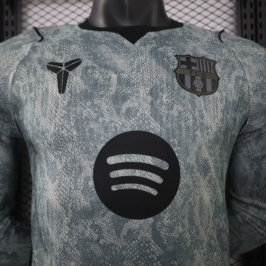 Barcelona 2026/27 Goalkeeper Long Sleeve Player Version Jersey - Detail 2