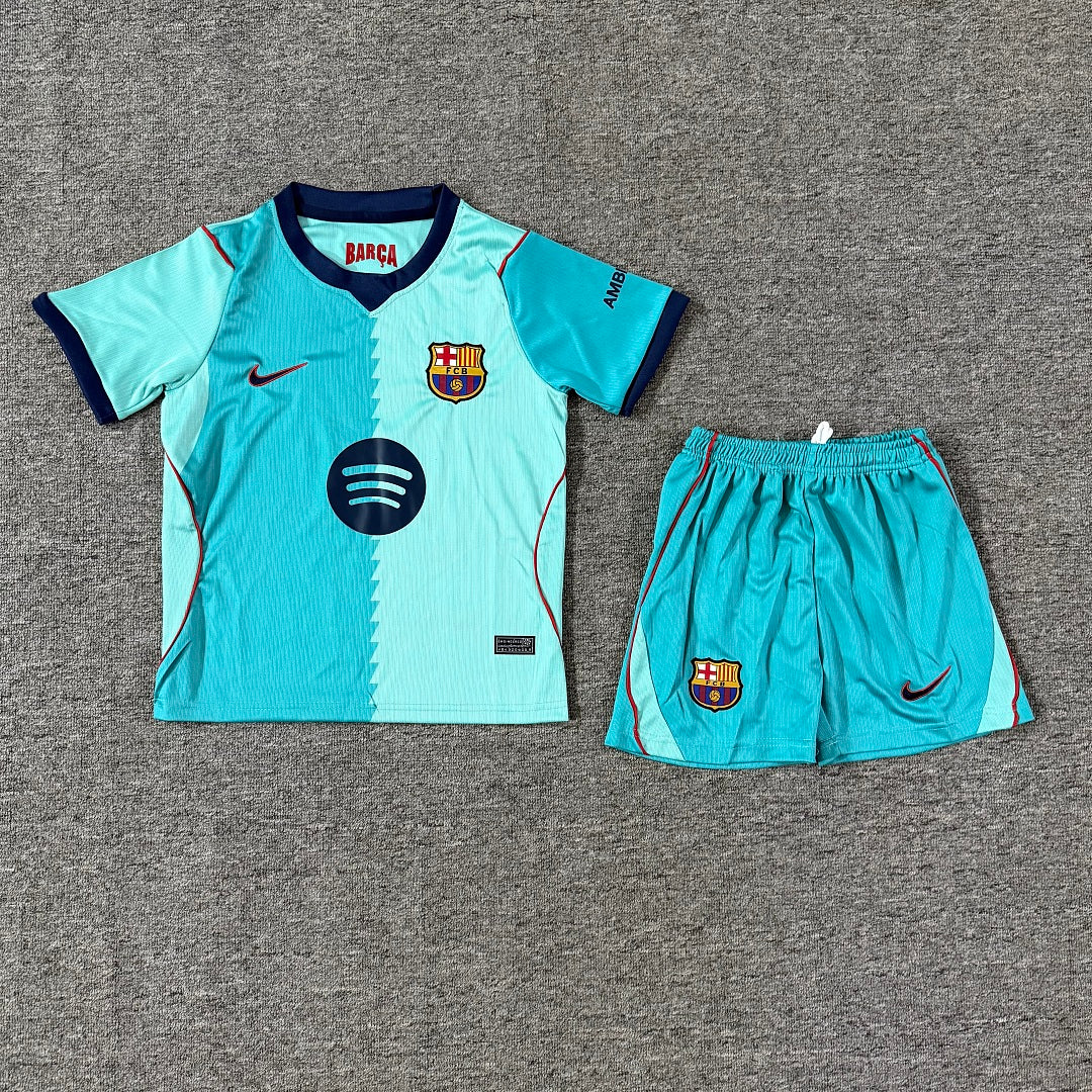 Barcelona 2026/27 Third Kids Football Kit Kids Version - Front