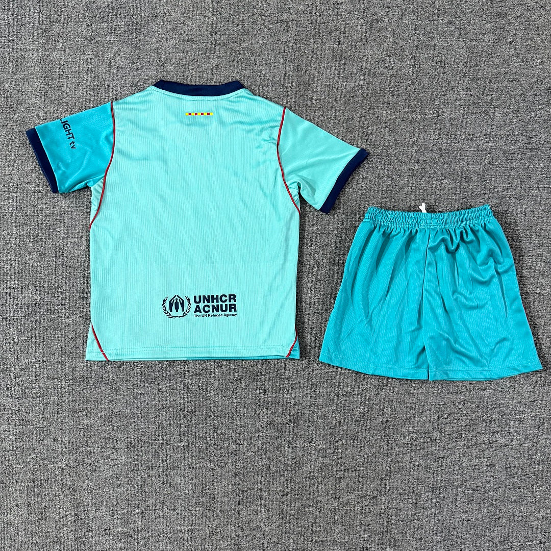Barcelona 2026/27 Third Kids Football Kit Kids Version - Back