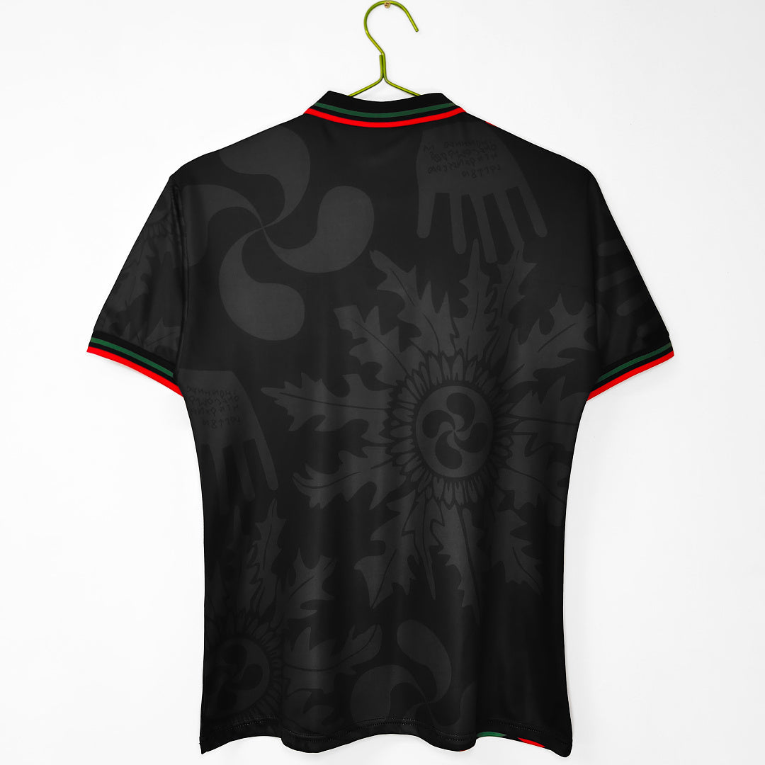 Basque Country 1994 Away Black Retro Jersey - Back