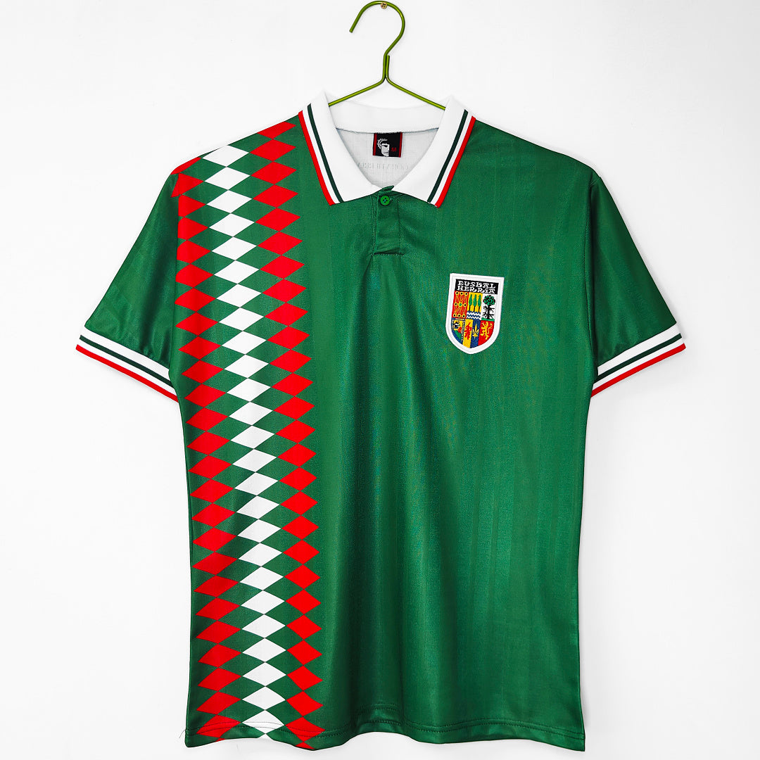Basque Country 1994 Home Green Retro Jersey - Front