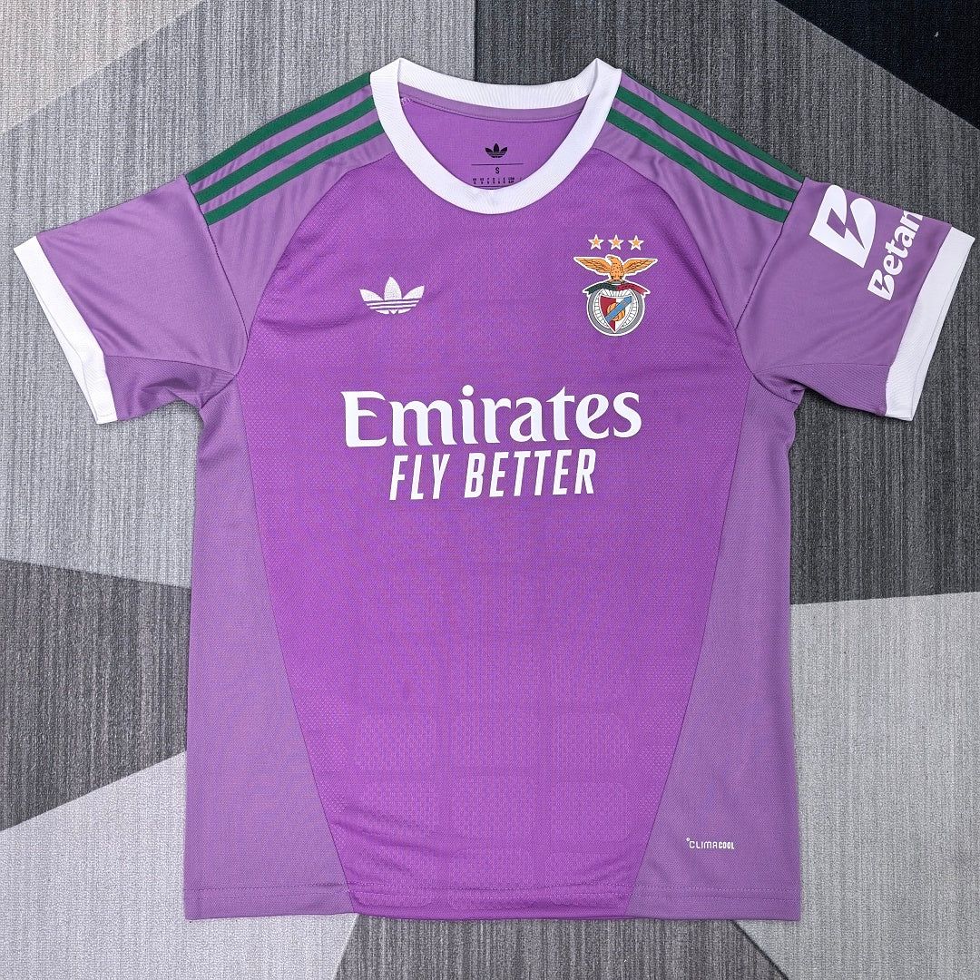 Benfica 2026/27 Purple Goalkeeper Fan Version Jersey - Front