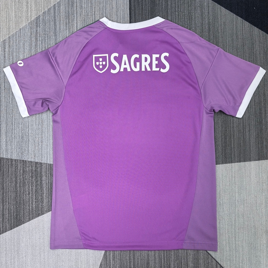 Benfica 2026/27 Purple Goalkeeper Fan Version Jersey - Back