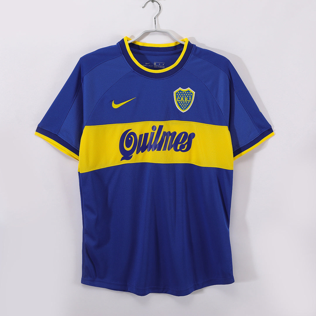 Boca Juniors 2000/01 Home Retro Jersey - Front