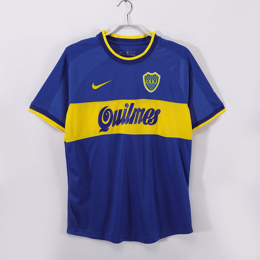 Boca Juniors 2000/01 Home Retro Jersey - Front