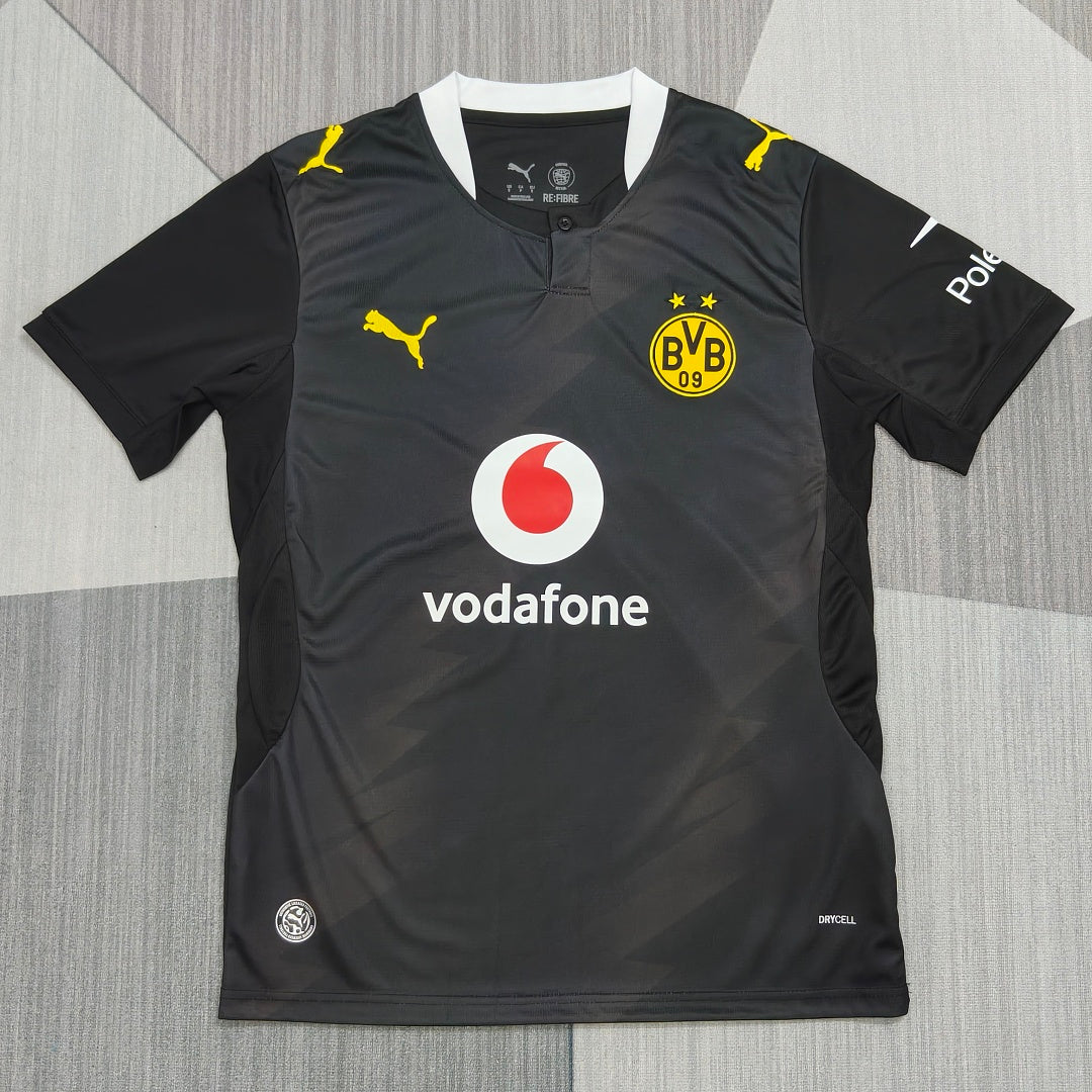 Borussia Dortmund 2026/27 Away Black Fan Version Jersey - Front