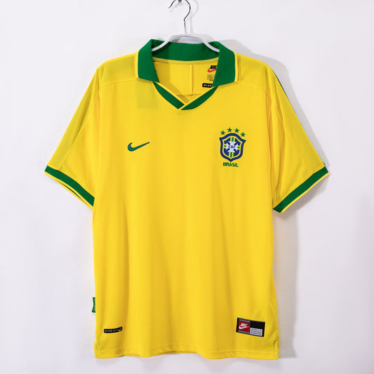 Brazil 1997 Home Retro Jersey - Front