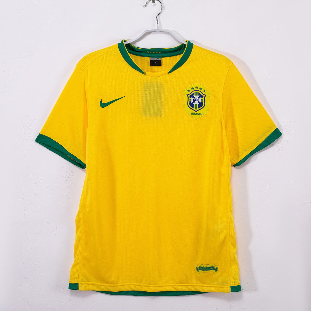Brazil 2006 Home Retro Jersey - Front