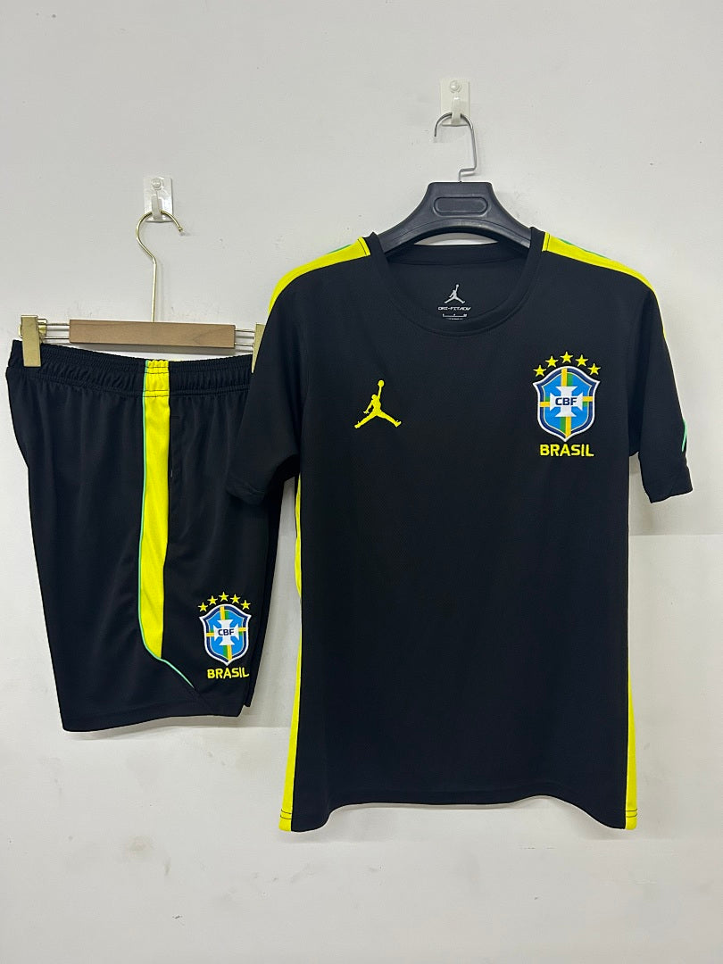Brazil Black Short-Sleeve Training Kit 2026/27