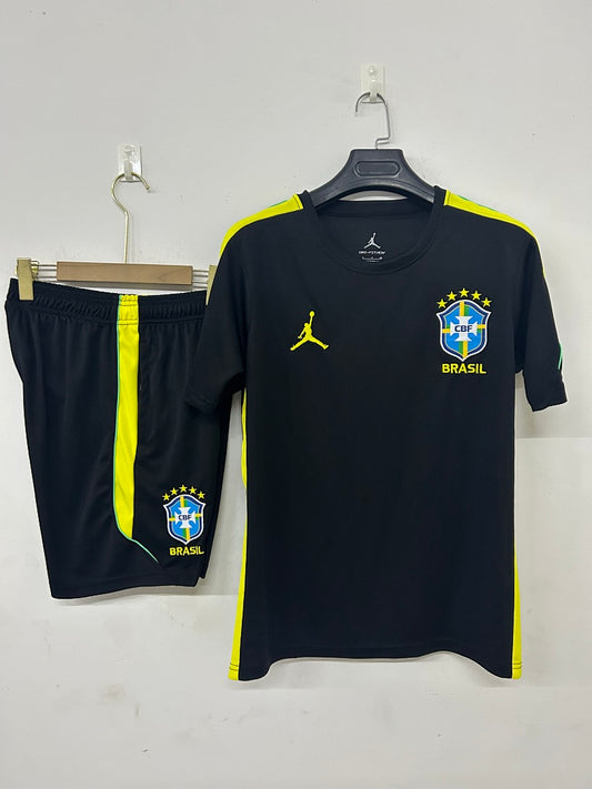Brazil Black Short-Sleeve Training Kit 2026/27