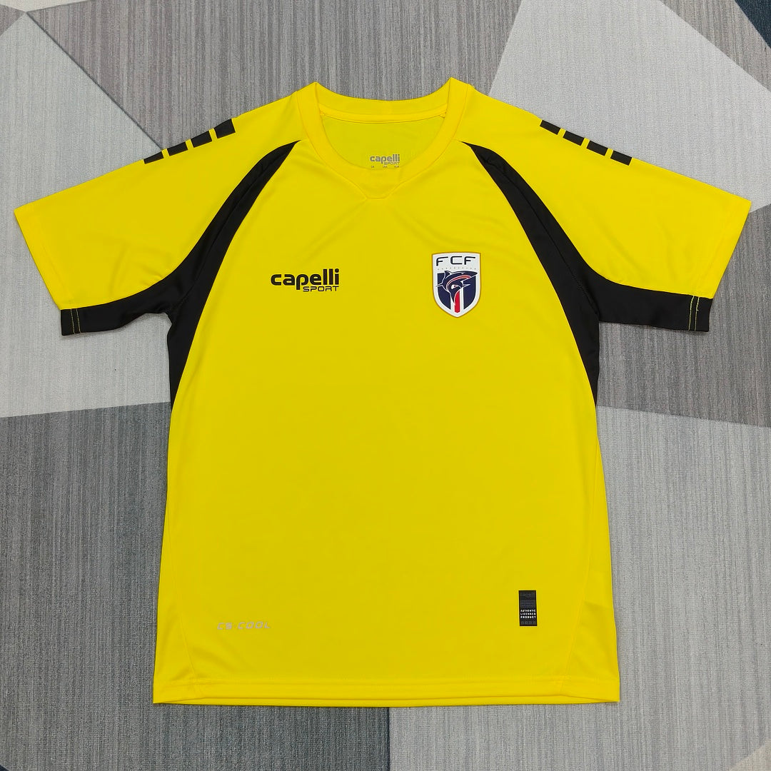 Cape Verde 2026/27 Goalkeeper Yellow Fan Version Jersey - Front