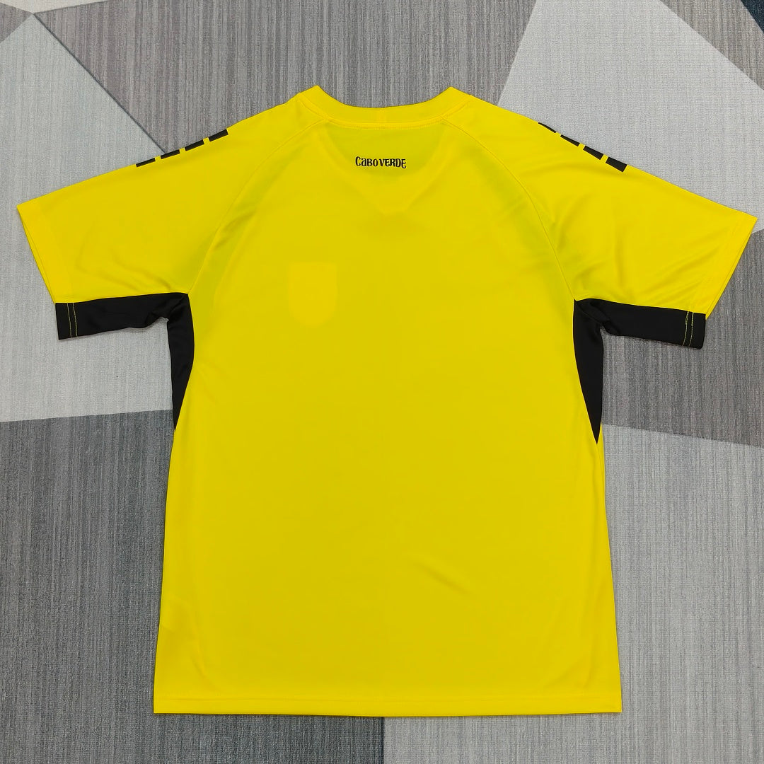 Cape Verde 2026/27 Goalkeeper Yellow Fan Version Jersey - Back