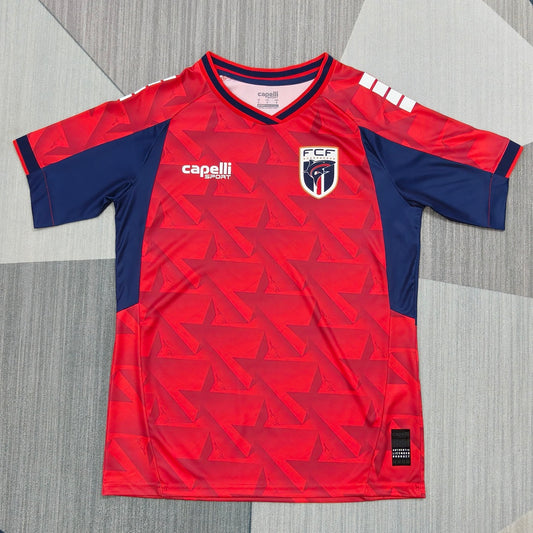 Cape Verde 2026/27 Third Red Fan Version Jersey - Front