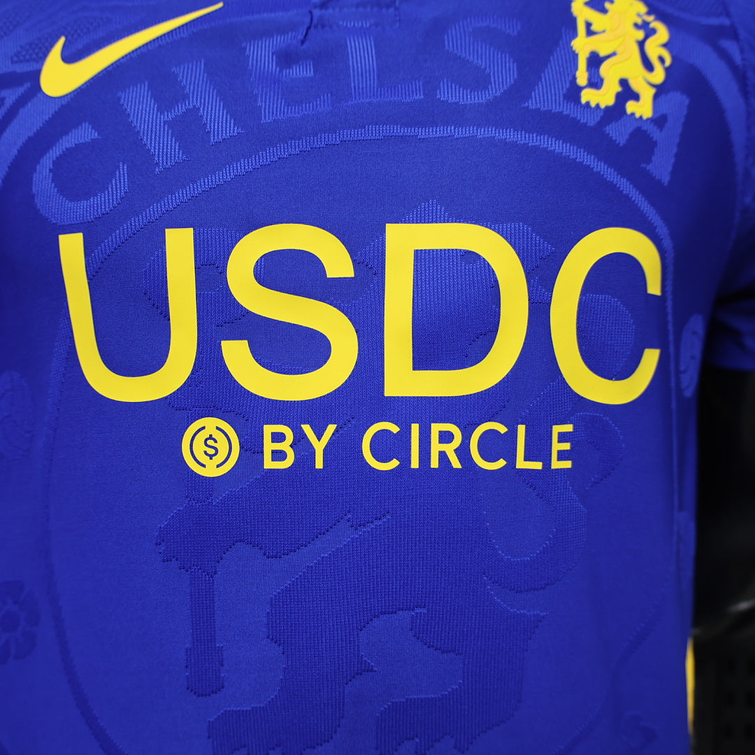Chelsea 2026/27 Home Player Version Jersey - With Sponsor - Detail 2