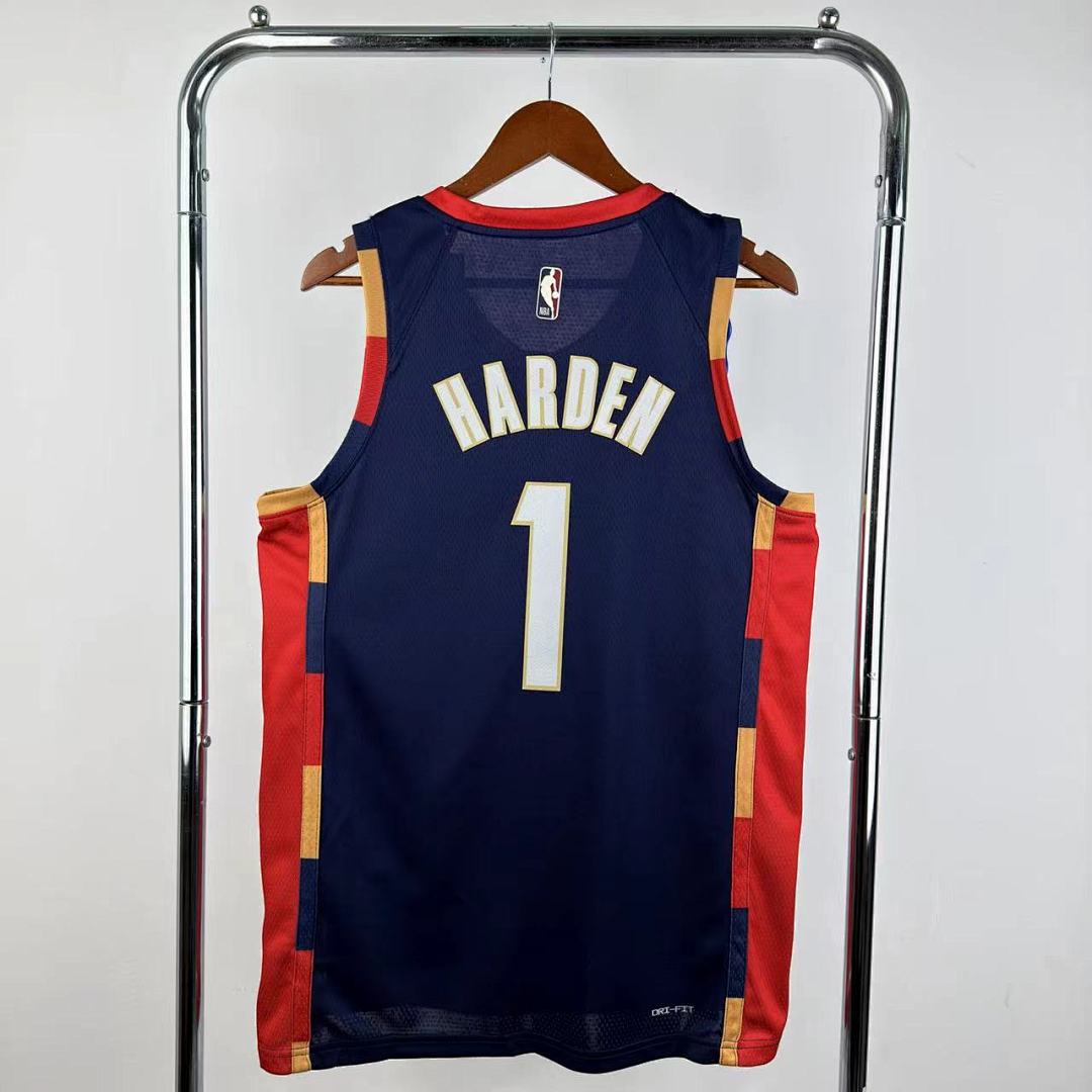 Cleveland Cavaliers James Harden #1 Hardwood Classics Jersey 2025/26 - view 2