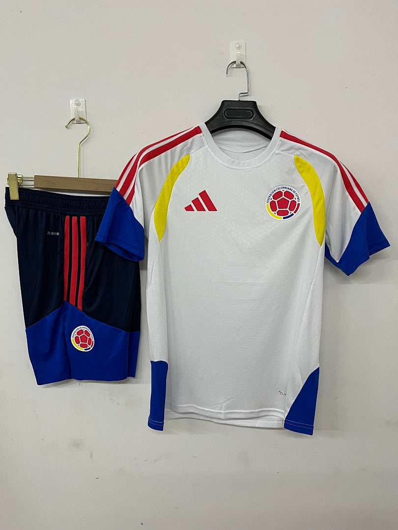 Colombia White Short-Sleeve Training Kit 2026/27