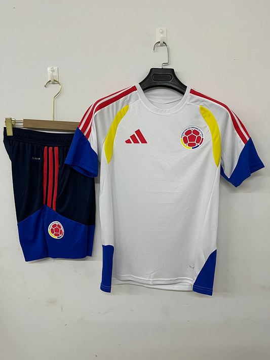 Colombia White Short-Sleeve Training Kit 2026/27
