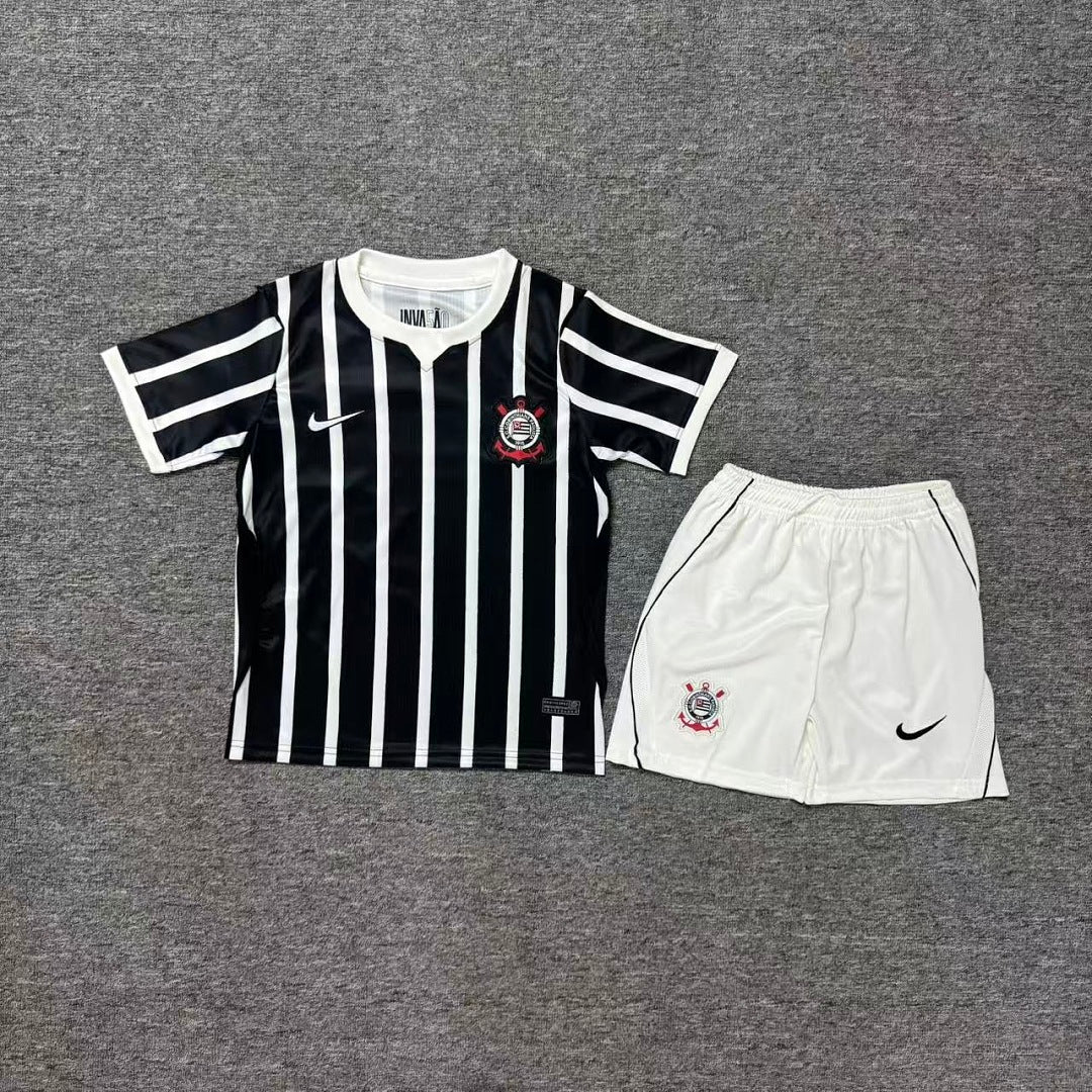 Corinthians 2026/27 Away Kids Football Kit - Front