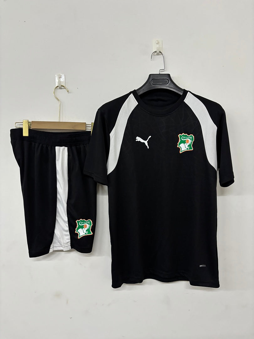 Cote d'Ivoire Black Short-Sleeve Training Kit 2026/27