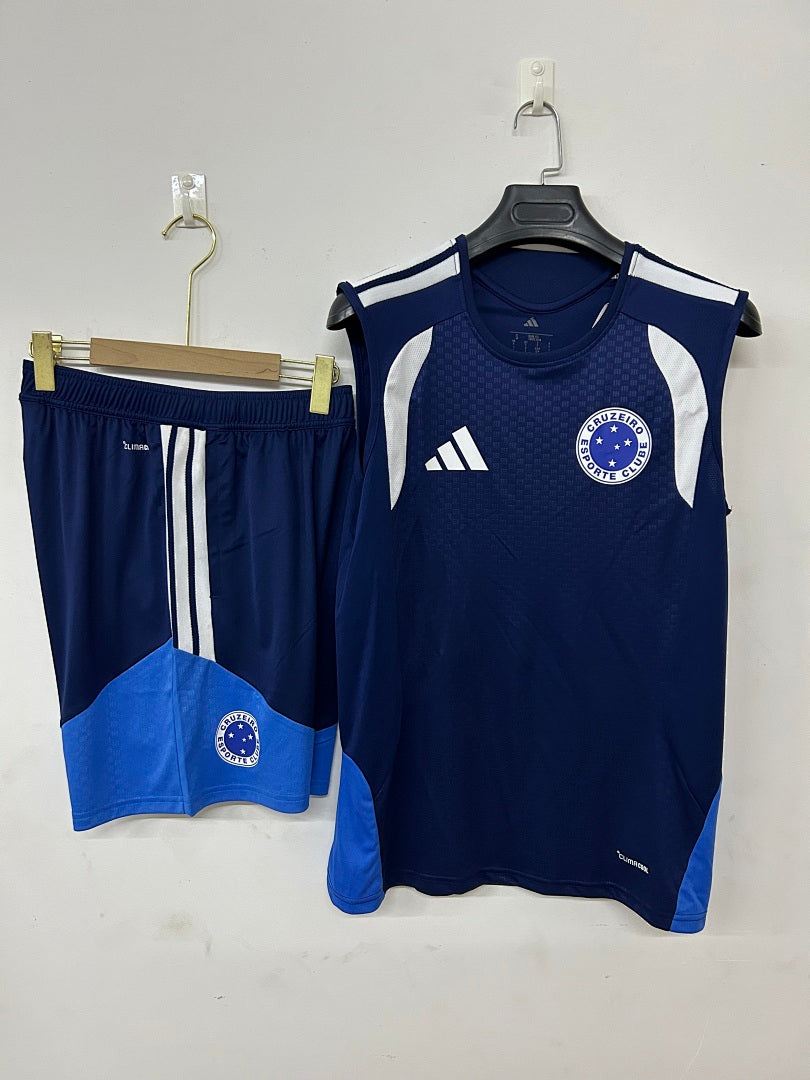 Cruzeiro Navy Sleeveless Training Kit 2026/27