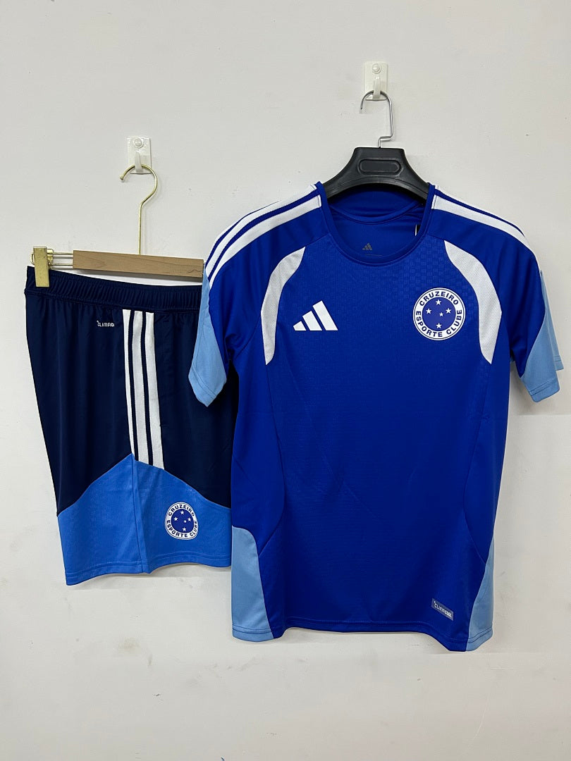 Cruzeiro Royal Blue Short-Sleeve Training Kit 2026/27