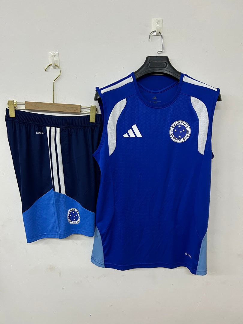 Cruzeiro Royal Blue Sleeveless Training Kit 2026/27