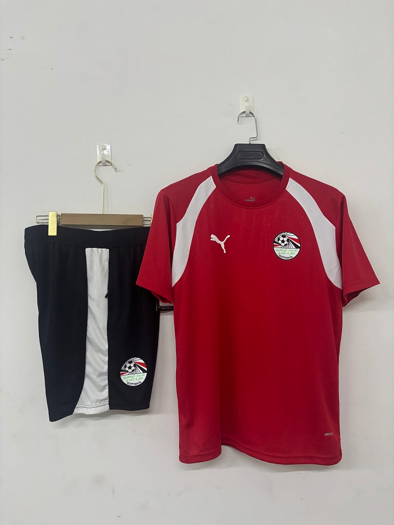 Egypt Red Short-Sleeve Training Kit 2026/27