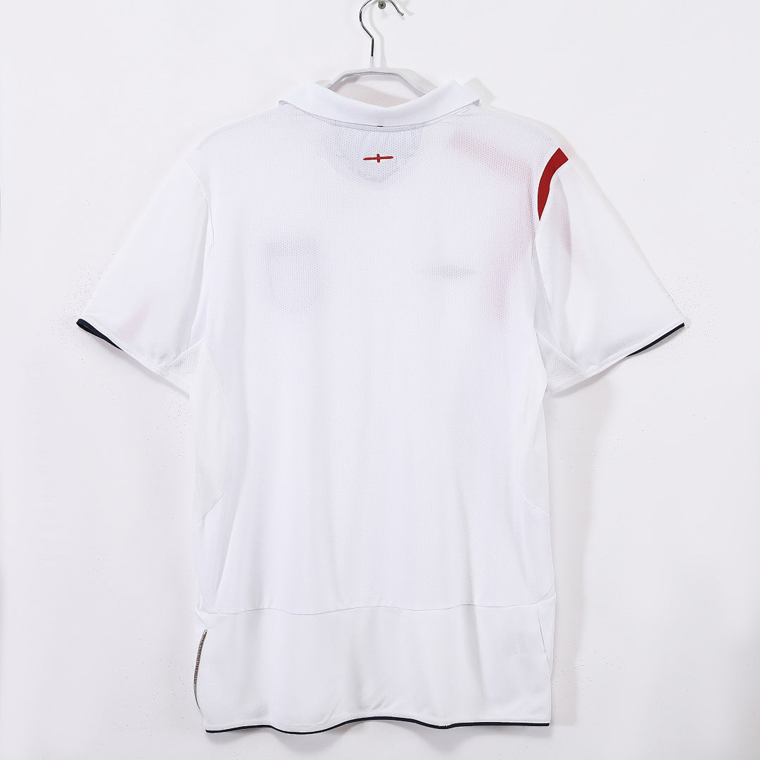 England 2006 Home Retro Jersey - Back