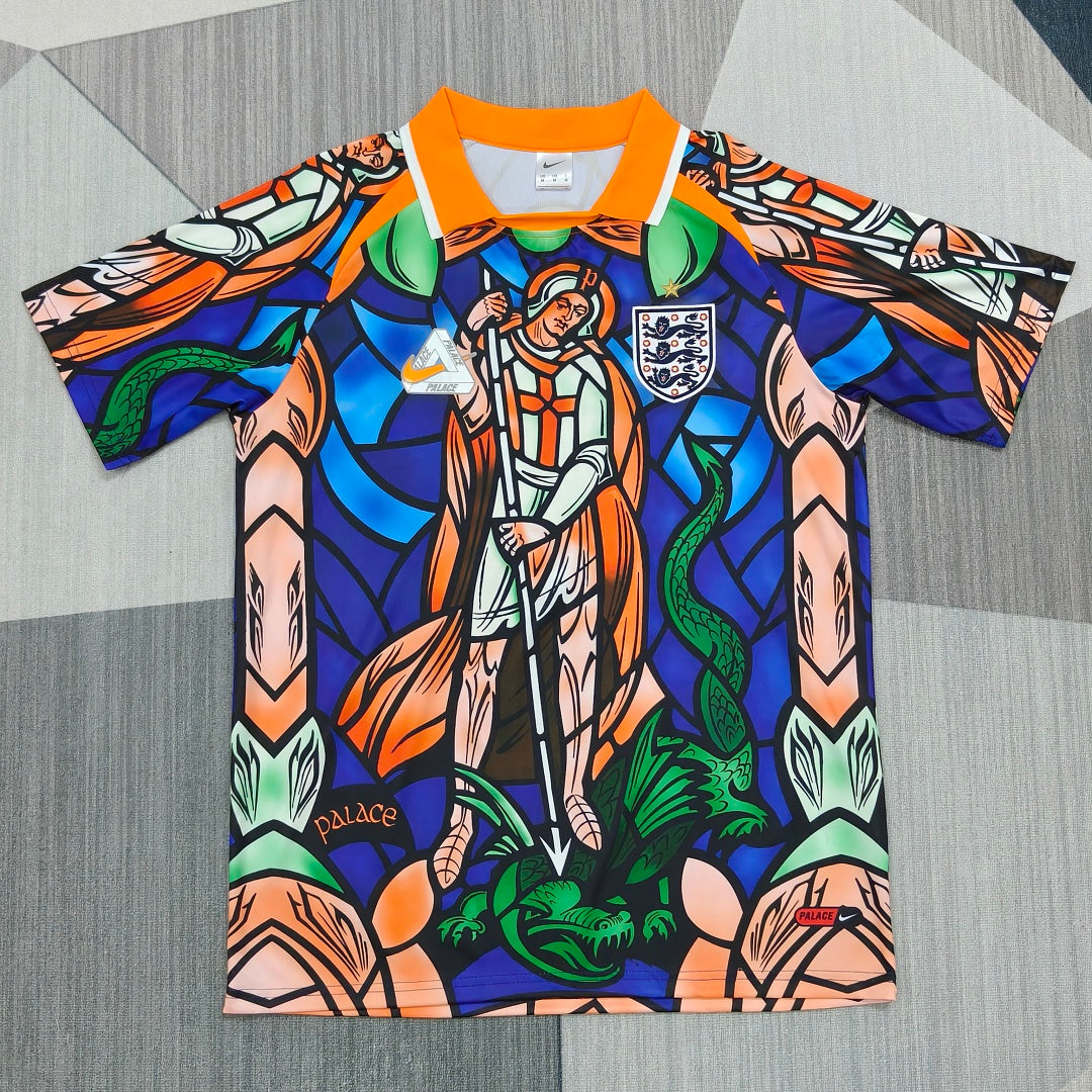 England 2026/27 Orange Collar Special Edition Fan Version Jersey - Front