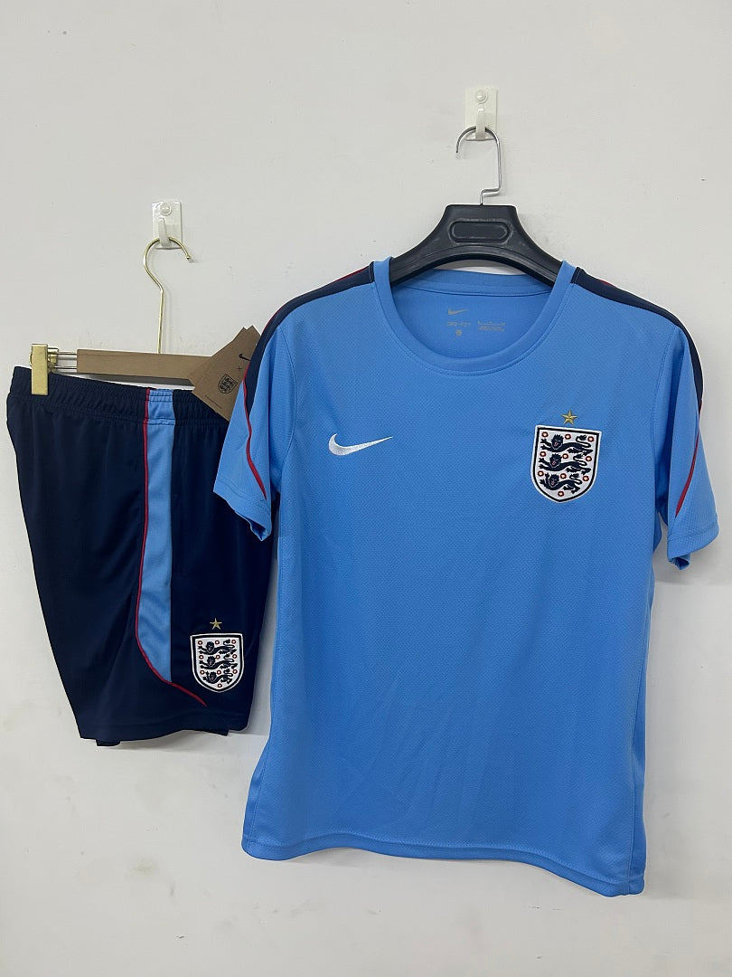 England Sky Blue Short-Sleeve Training Kit 2026/27