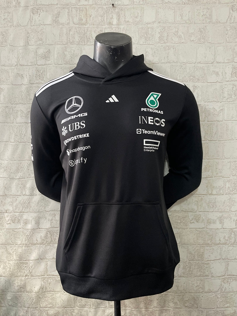 Mercedes-AMG Petronas 2025 Black F1 Hoodie - front